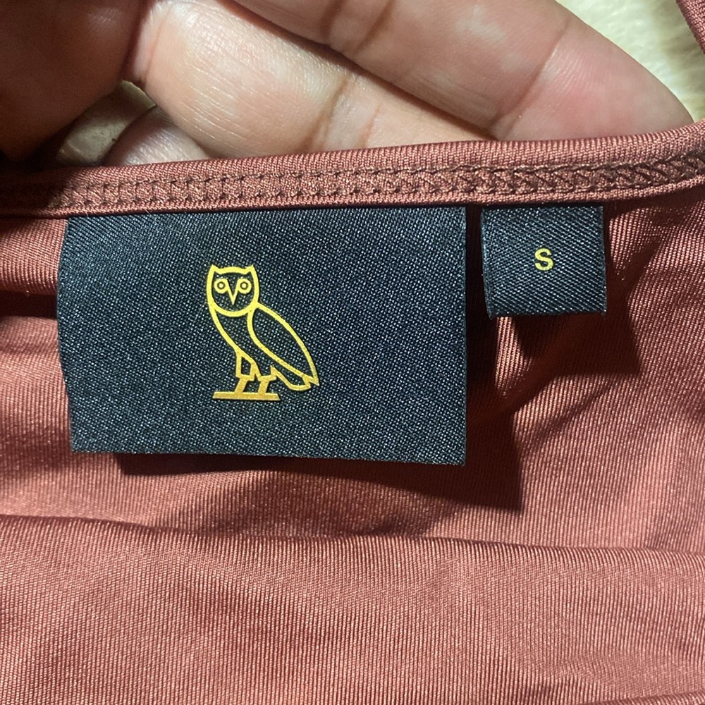 October’s Very Own OVO Tank Bodysuit small brurgundy good condition Drake - Picture 6 of 7
